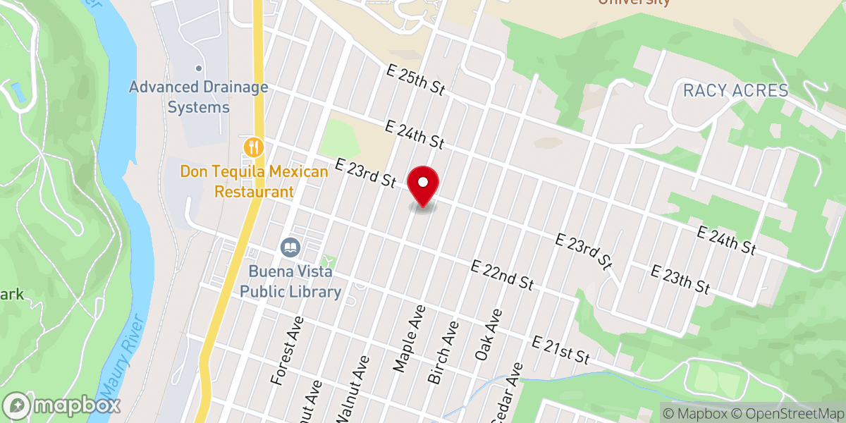 Map showing location of Christ Episcopal Church