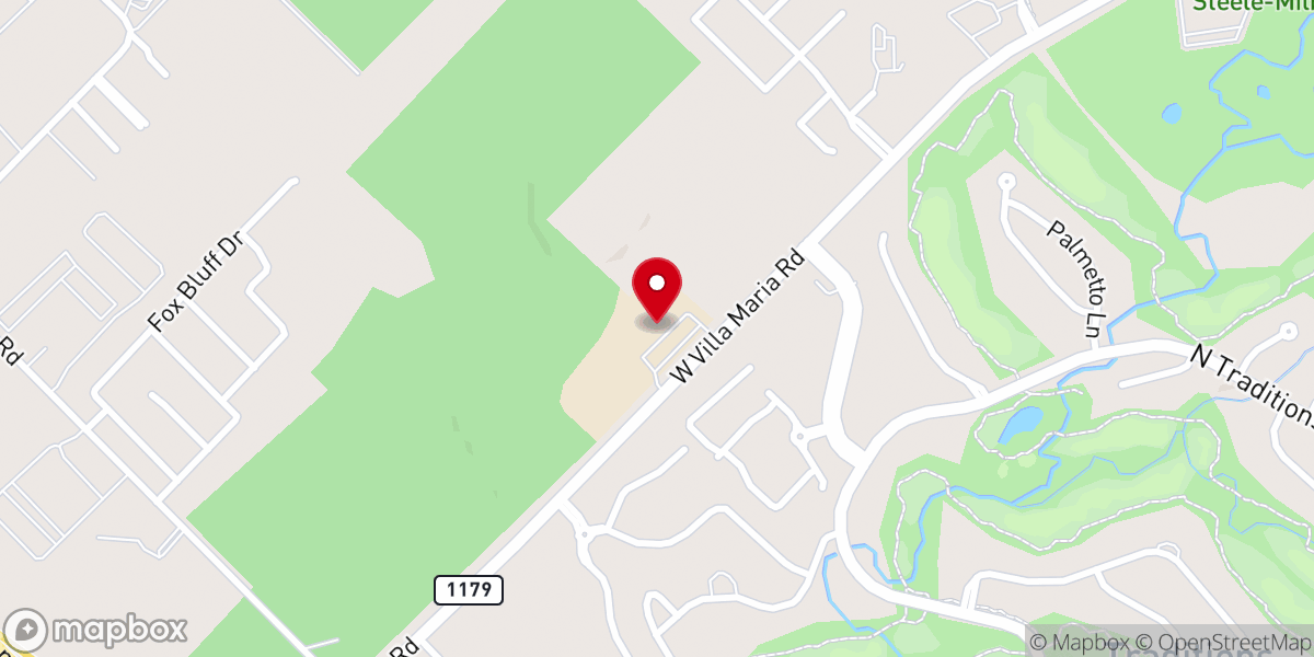 Map showing location of Symmetry Church