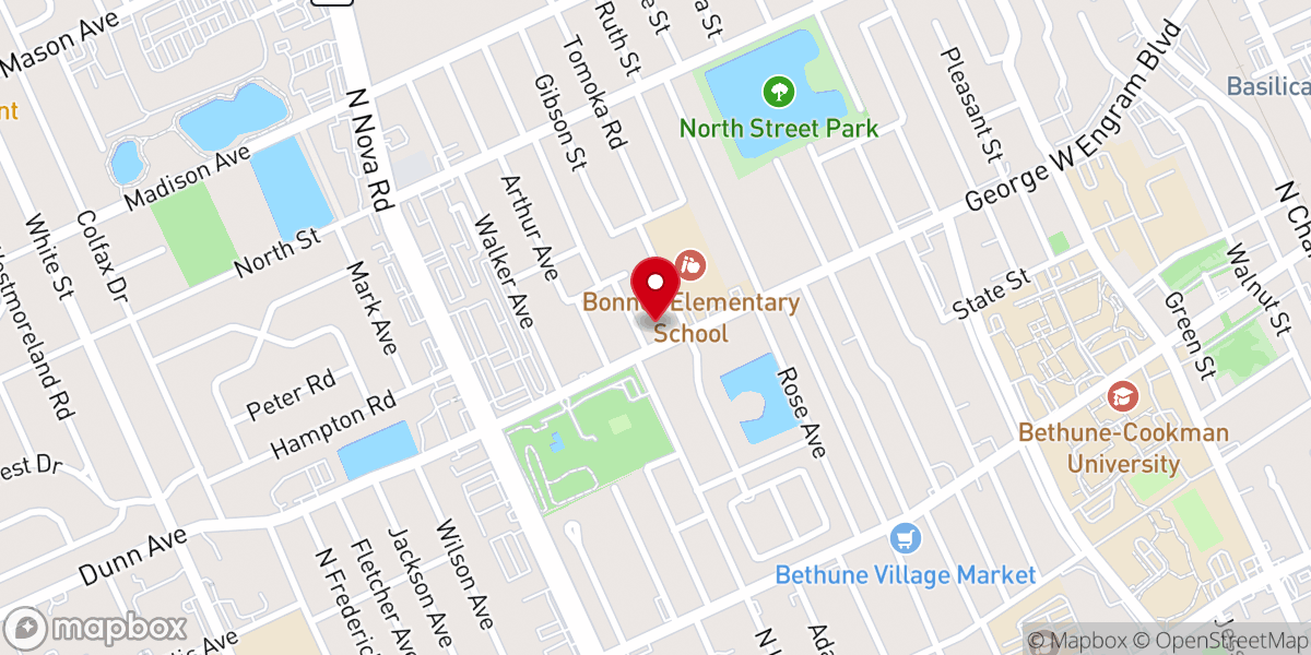 Map showing location of Soul Refreshing Church of God in Christ