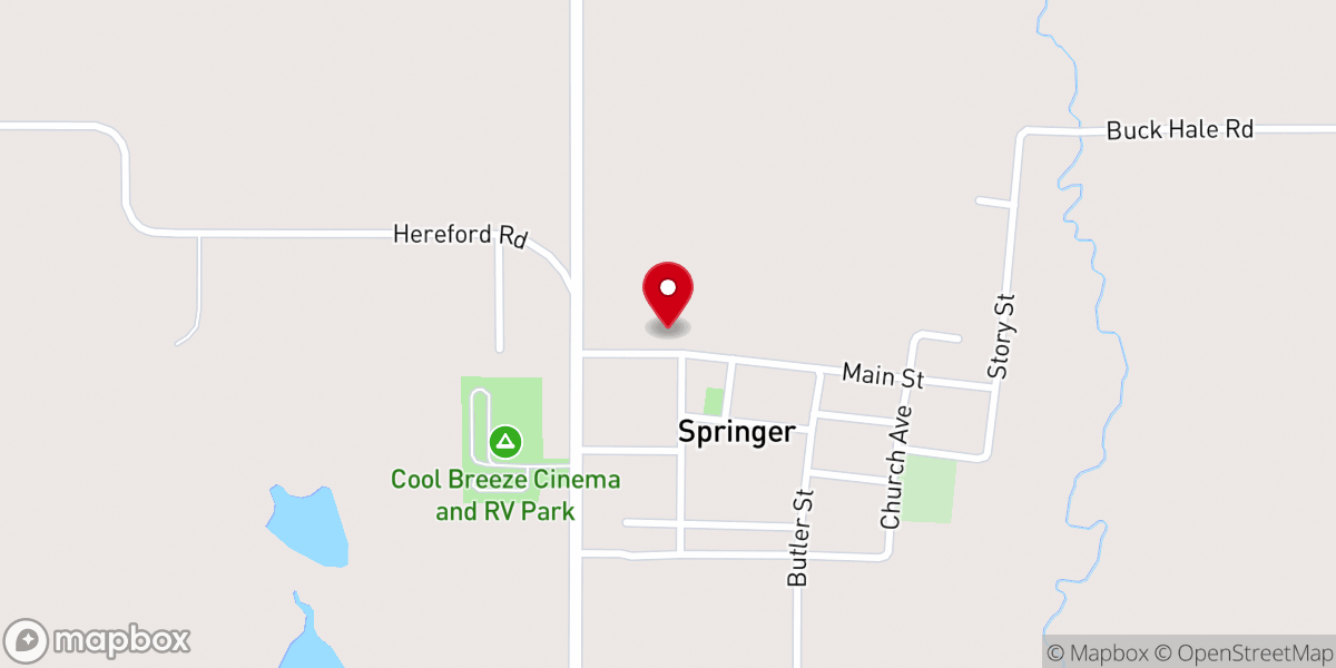 Map showing location of First Southern Baptist Church
