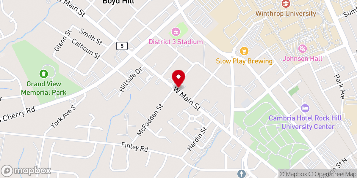 Map showing location of Upon This Rock 3-Cord Ministries