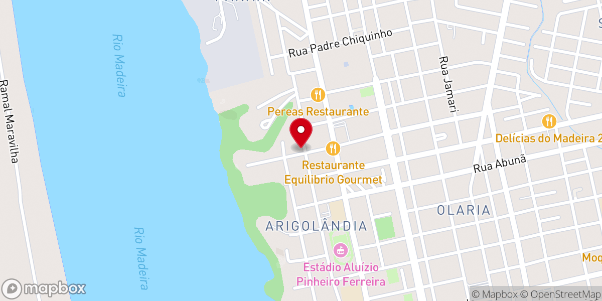 Map showing location of Igreja Batista Nova Jerusalém
