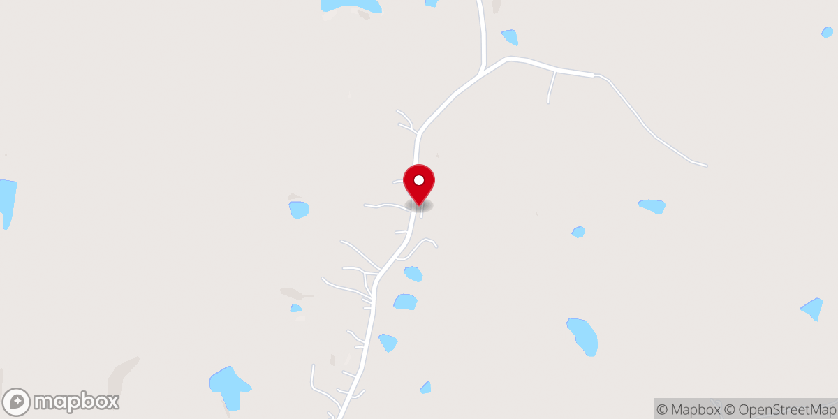 Map showing location of Persimmon Hill Church