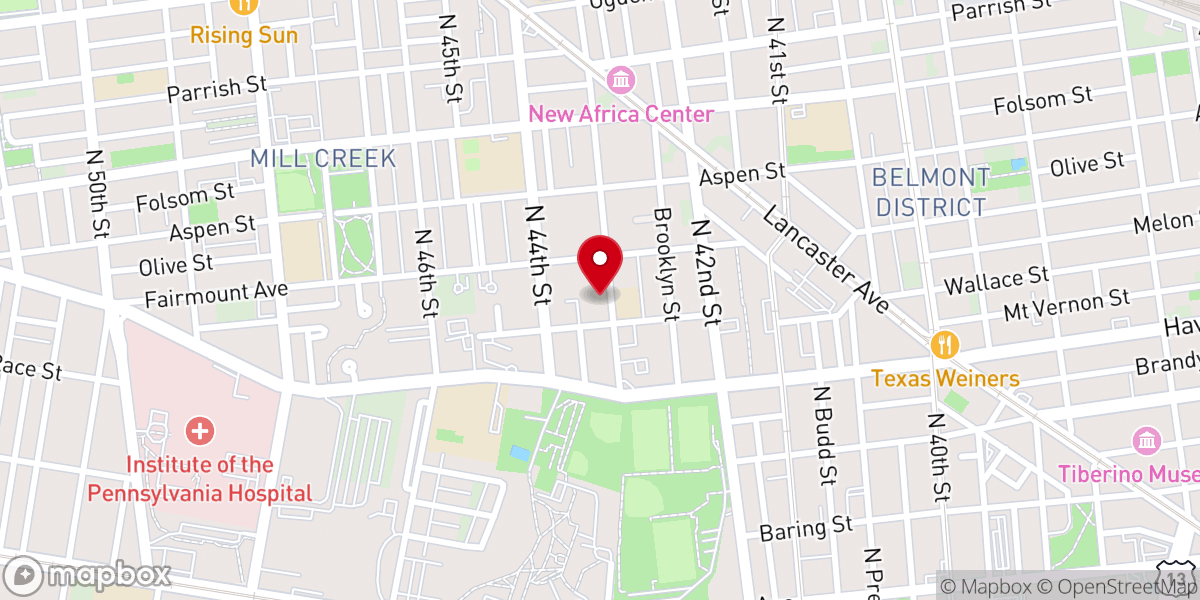 Map showing location of St Ignatius of Loyola Catholic Church