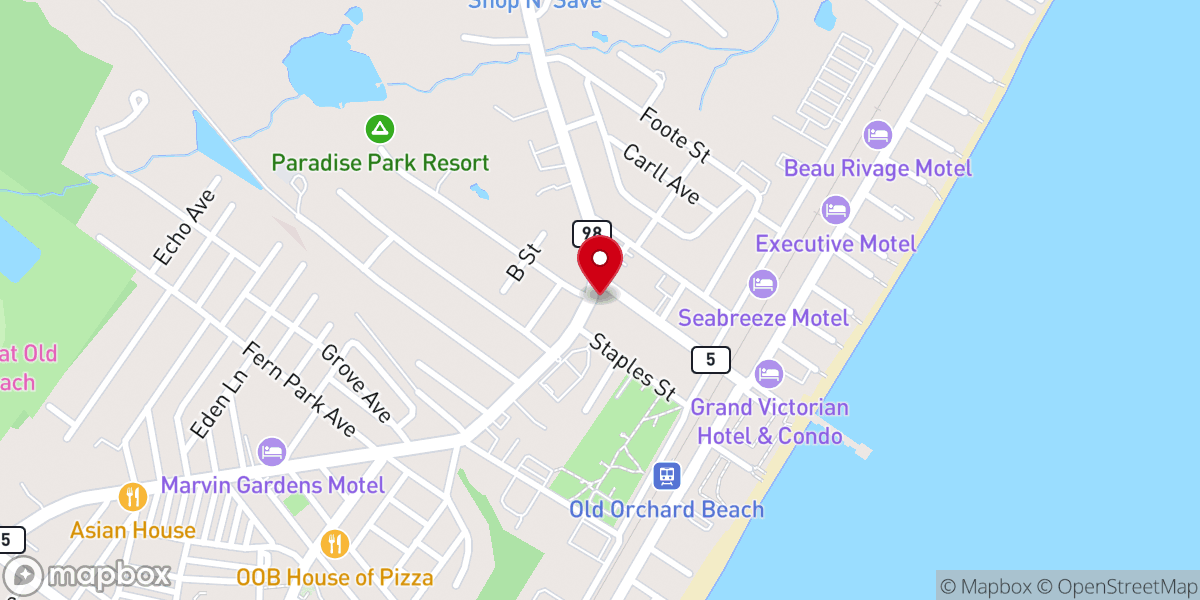 Map showing location of Saint Margaret Church