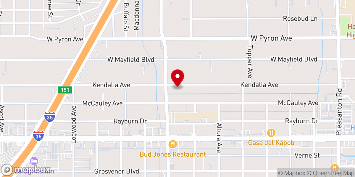 Map showing location of Iglesia Pentecostal Unida Hispana 1 Inc