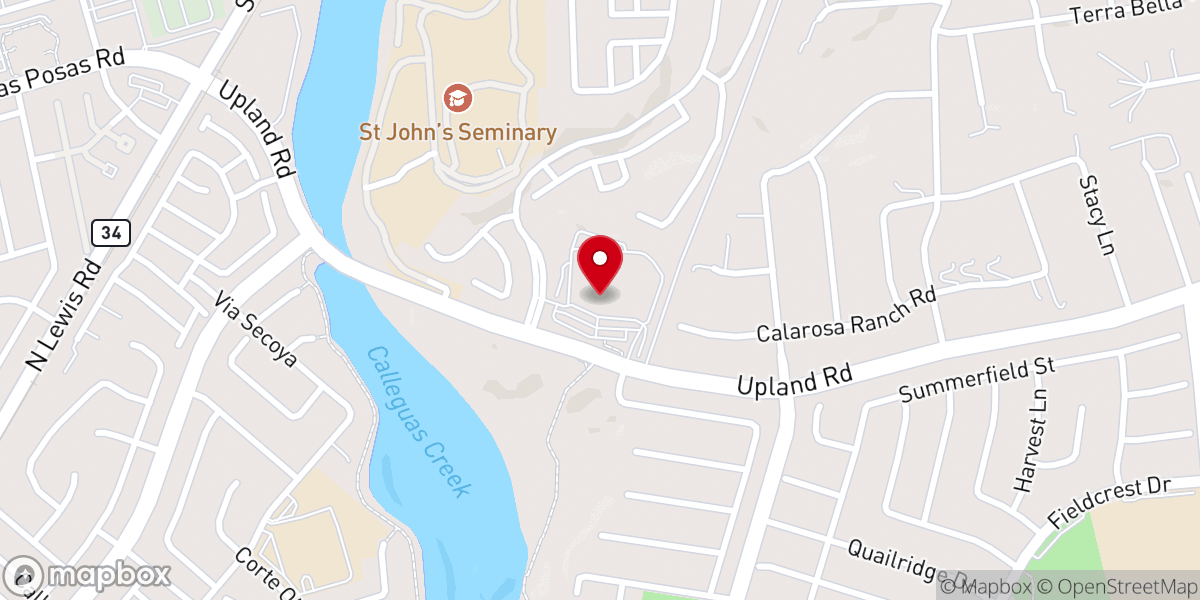 Map showing location of Serra Center