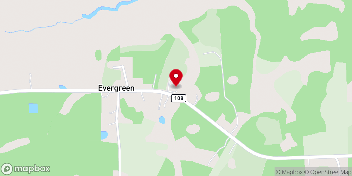 Map showing location of st james baptist church