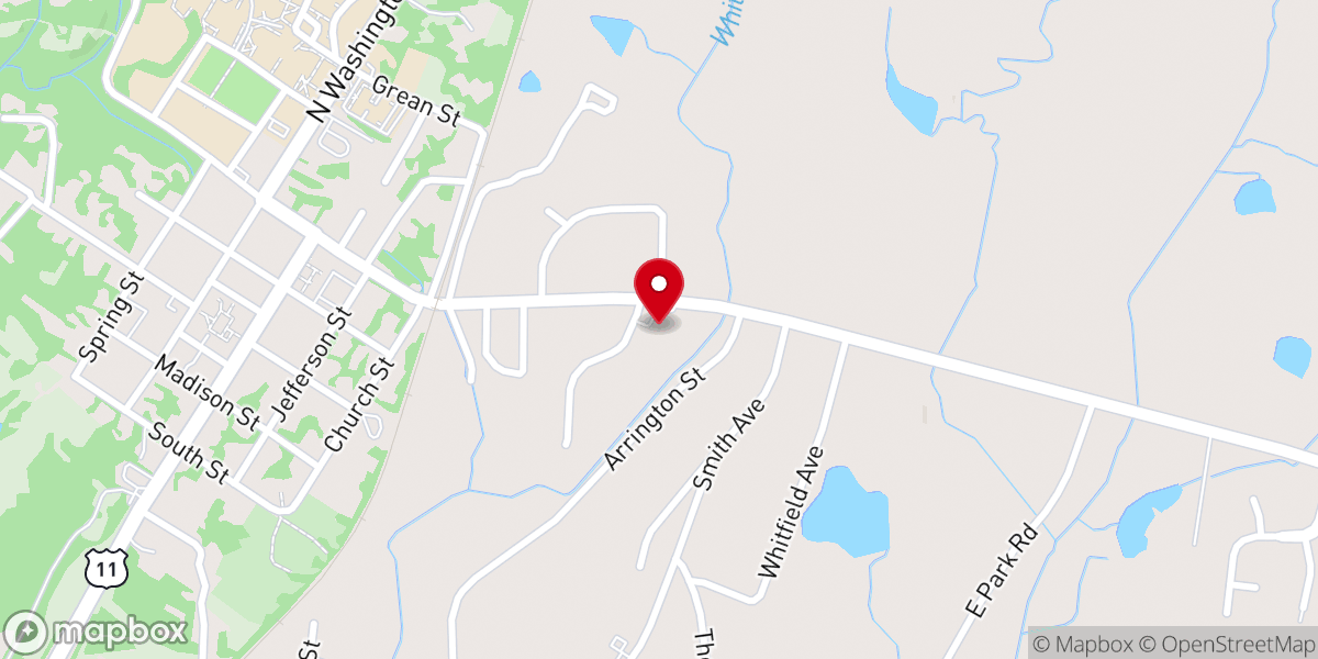 Map showing location of St Francis of Assisi Catholic Church