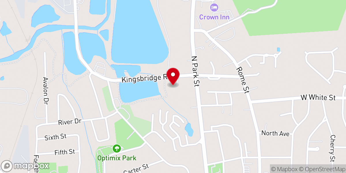 Map showing location of In the Master's Hand Church