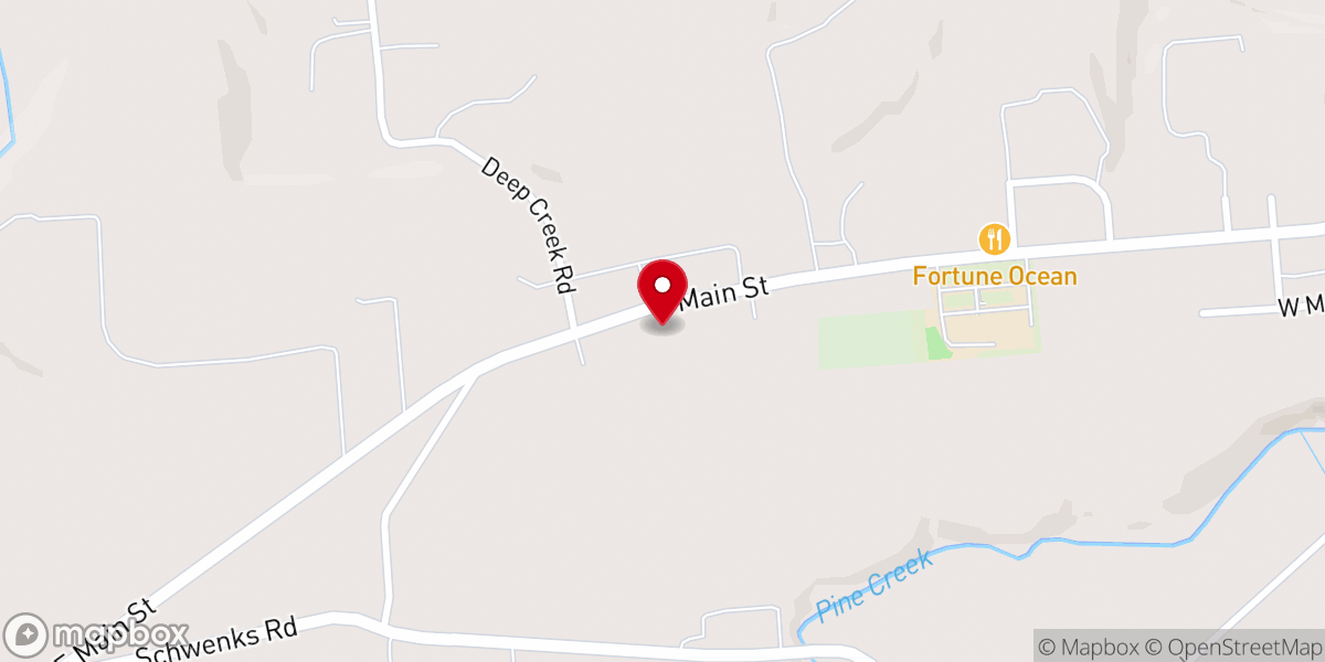 Map showing location of Tri-Valley Bible Church
