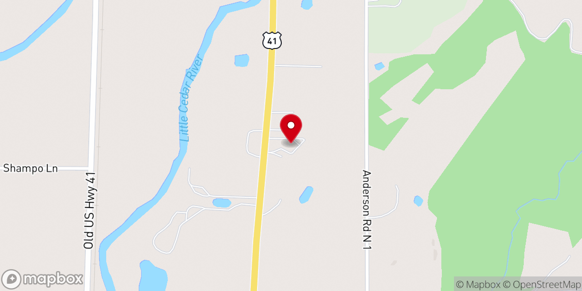 Map showing location of Holy Cross Evangelical Church