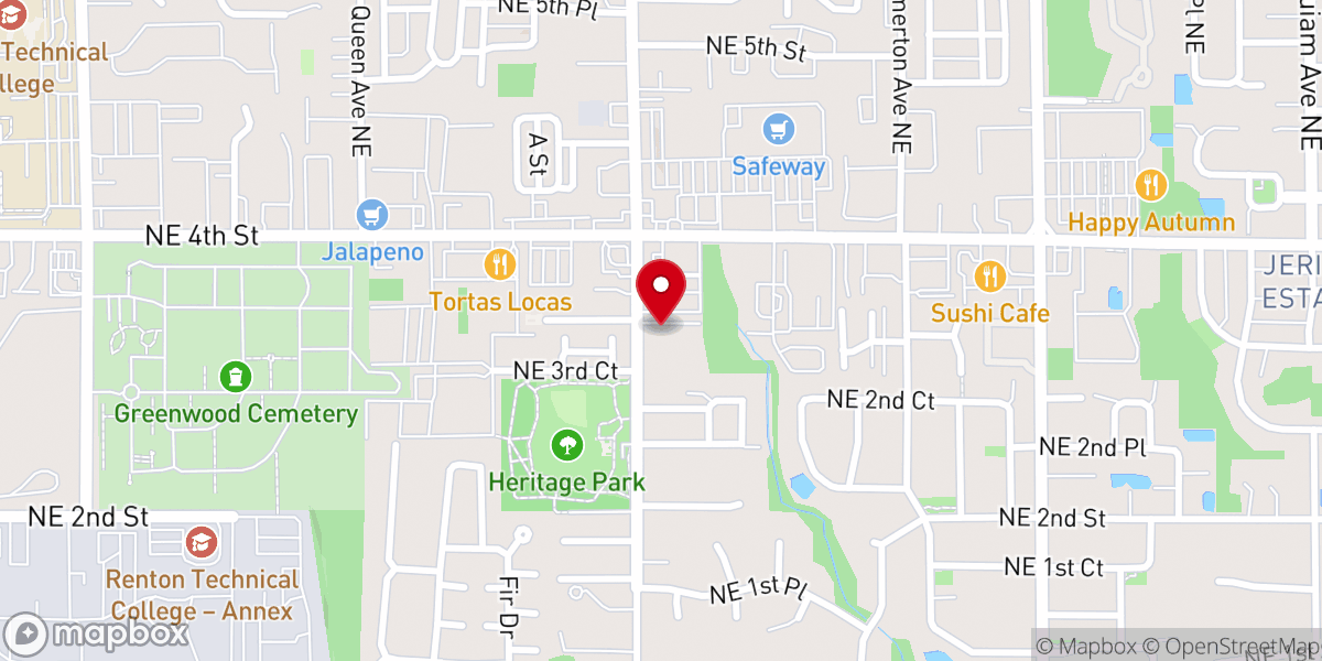 Map showing location of Shekinah Glory Tabernacle