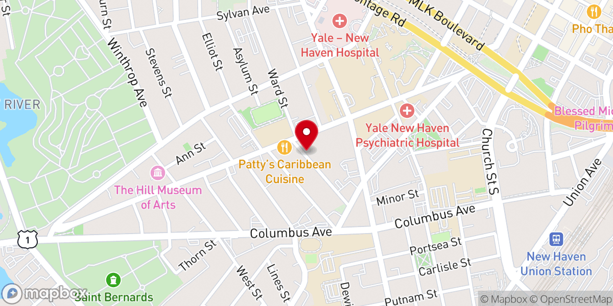 Map showing location of Seventh-day Adventist Church