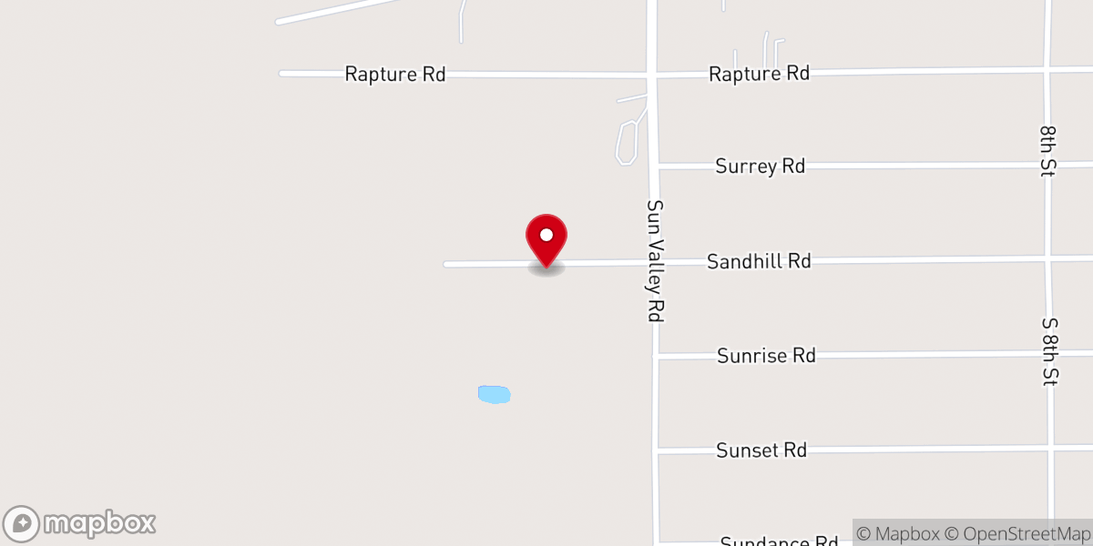 Map showing location of Native American Christian Academy