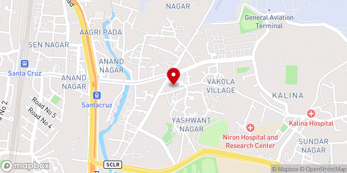 Map showing location of St. Anthony's Church, Vakola