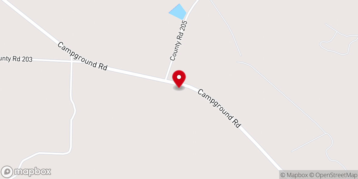 Map showing location of Rehoboth Missionary Baptist Church