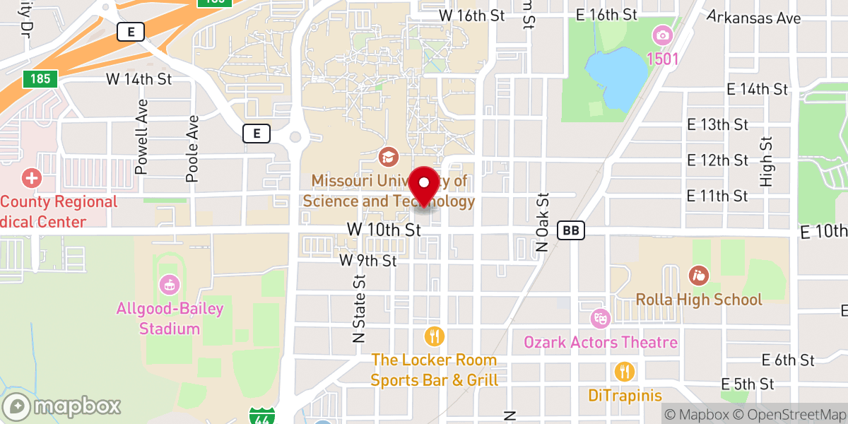 Map showing location of Christ Episcopal Church