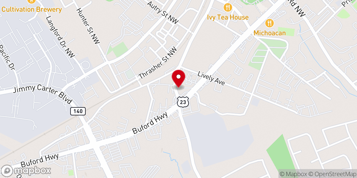 Map showing location of The Atrium by Wedgewood Weddings