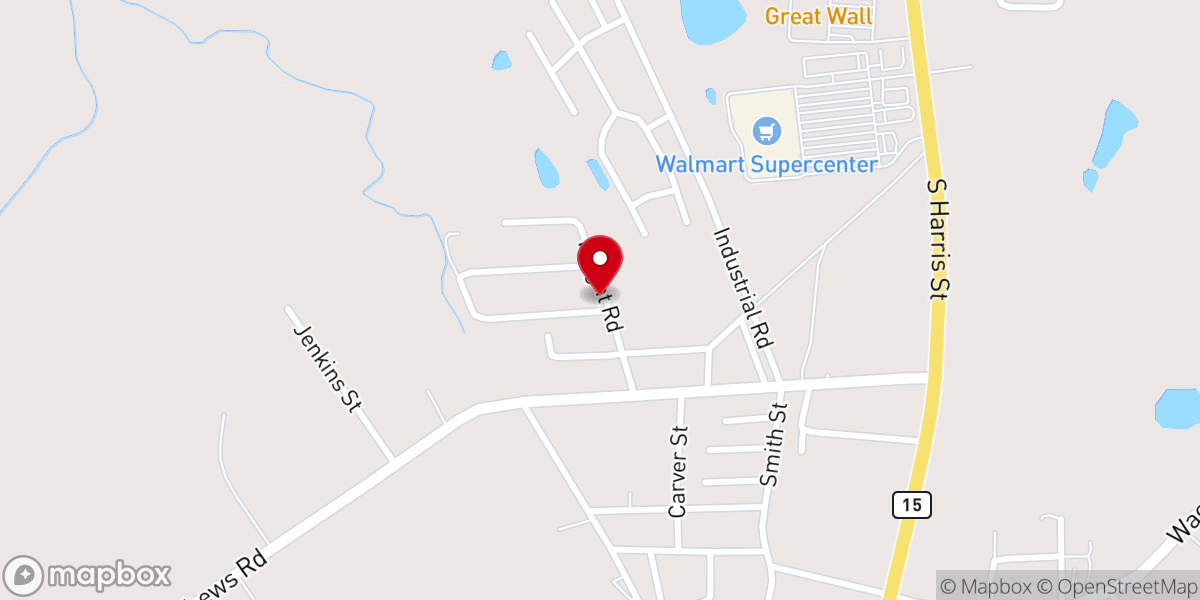 Map showing location of Faith Apostolic