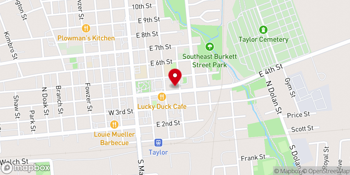 Map showing location of St. Mary's Convent