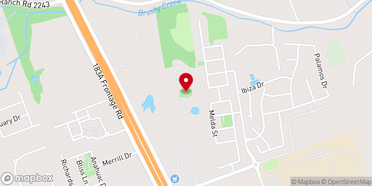 Map showing location of Premier Athletic Complex