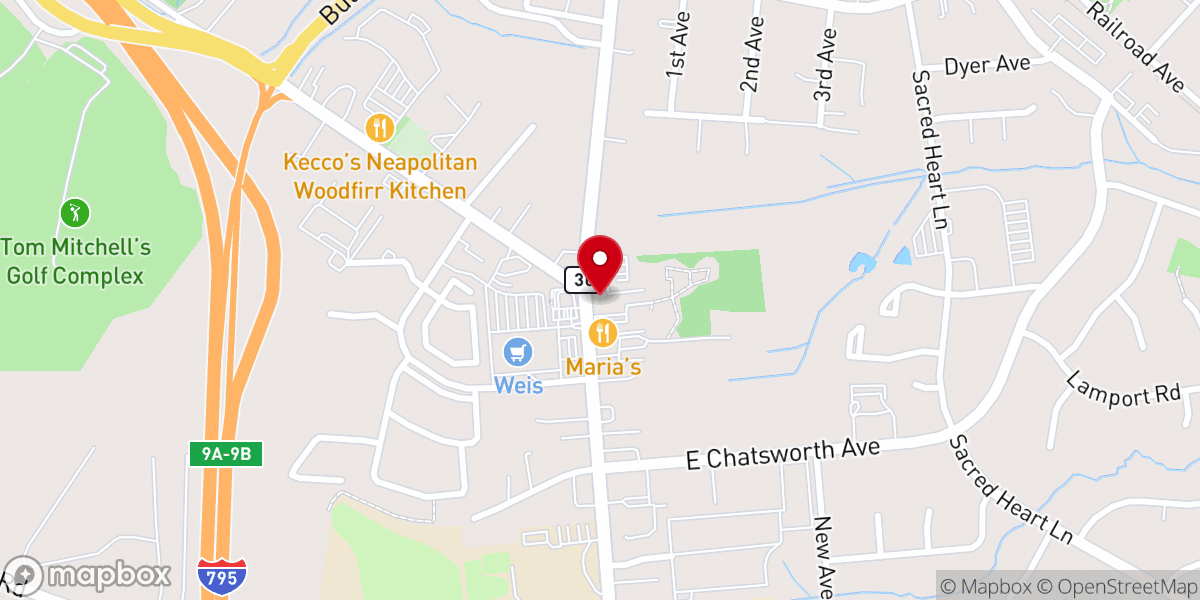 Map showing location of New Beginnings Assmbly Church-God