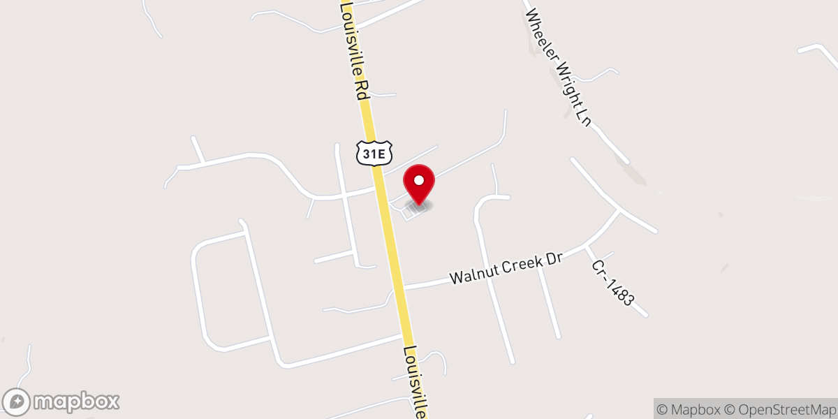 Map showing location of Journey Church - Bardstown