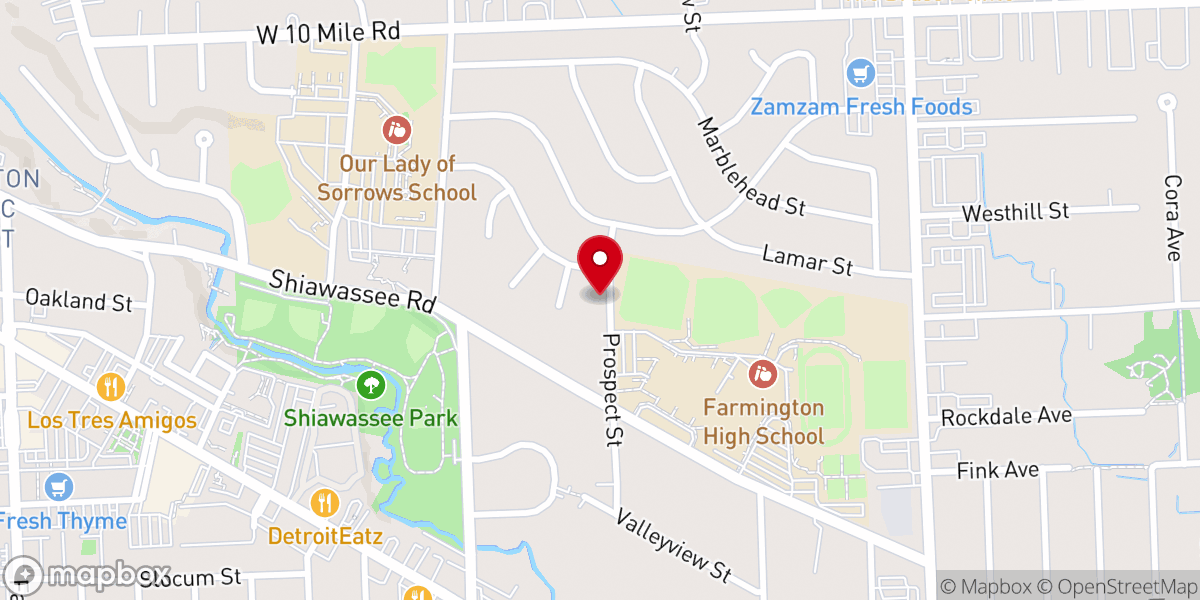 Map showing location of Engrafted Word Christian Center