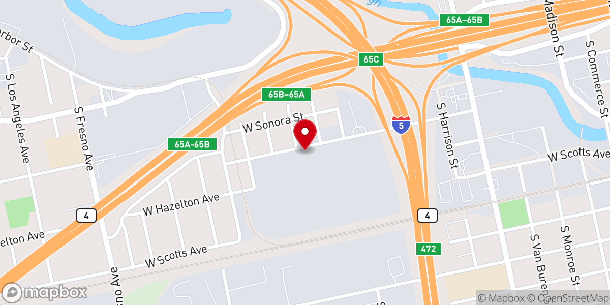 Map showing location of Karen Christian Fellowship Church