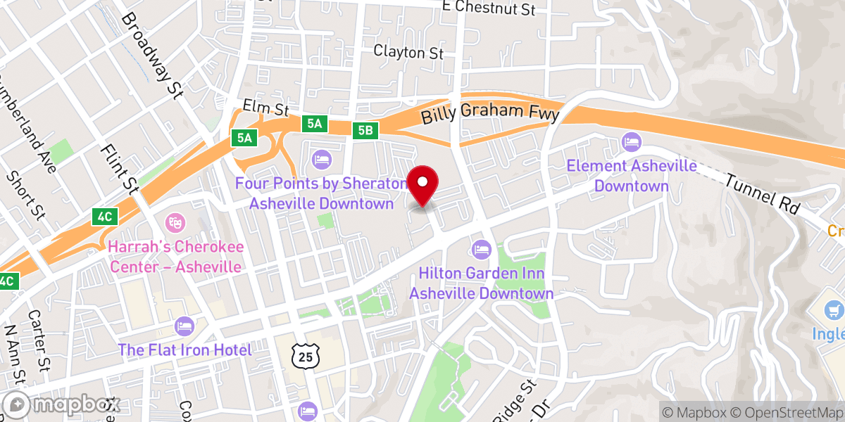 Map showing location of Cummings Memorial Church