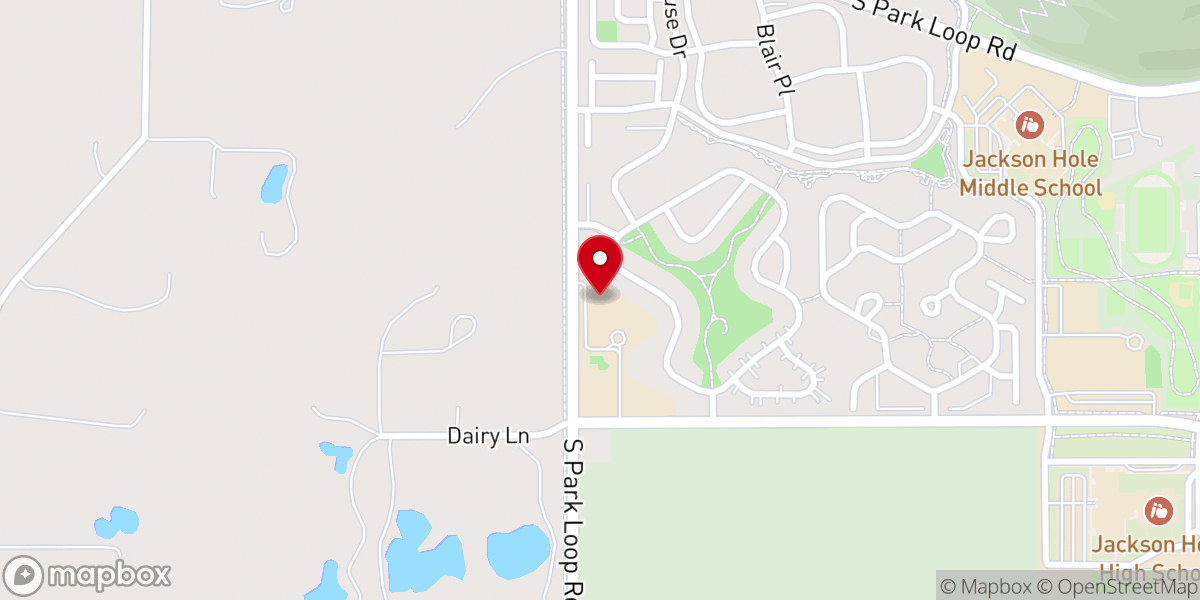 Map showing location of Community Bible Church