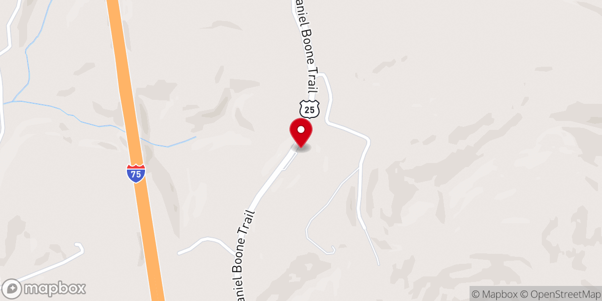 Map showing location of New Hope Reformed Church