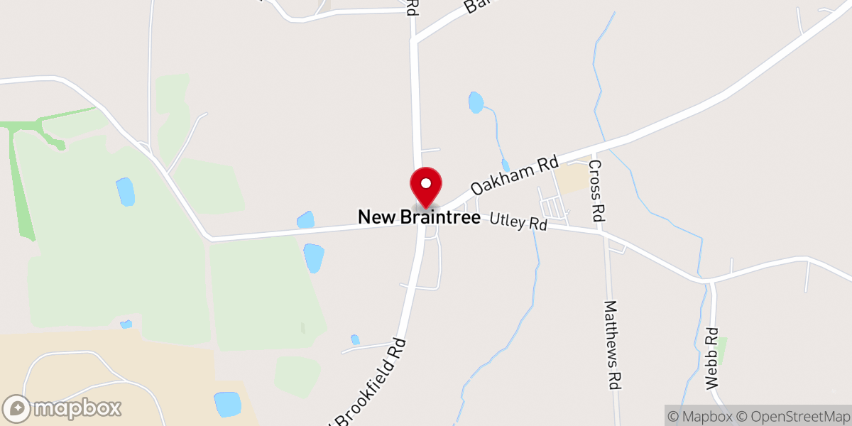 Map showing location of Kip's Christmas Tree Farm