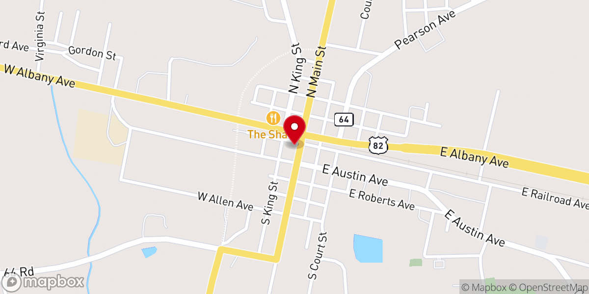 Map showing location of Willing Workers House-Prayer