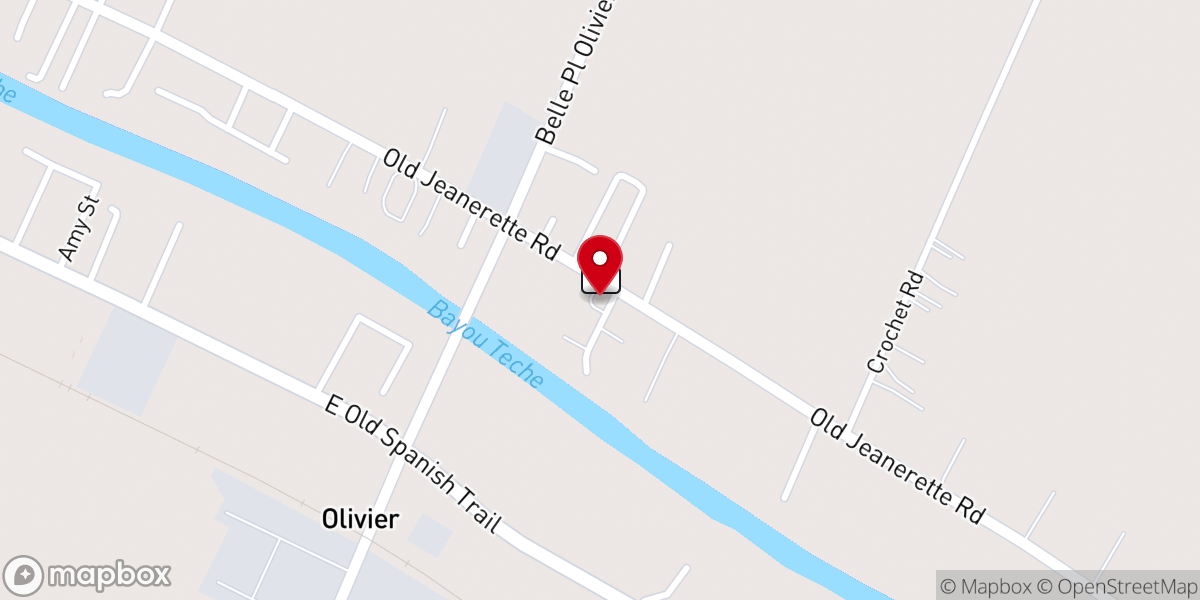 Map showing location of Saint Jude Mission Chapel