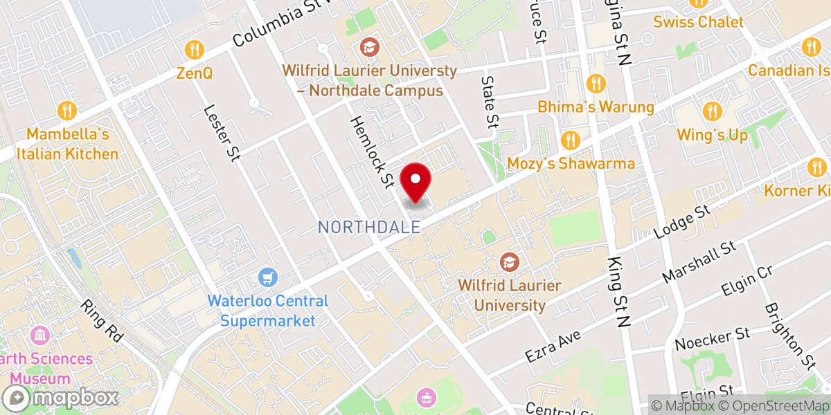Map showing location of St. Michael's Roman Catholic Church