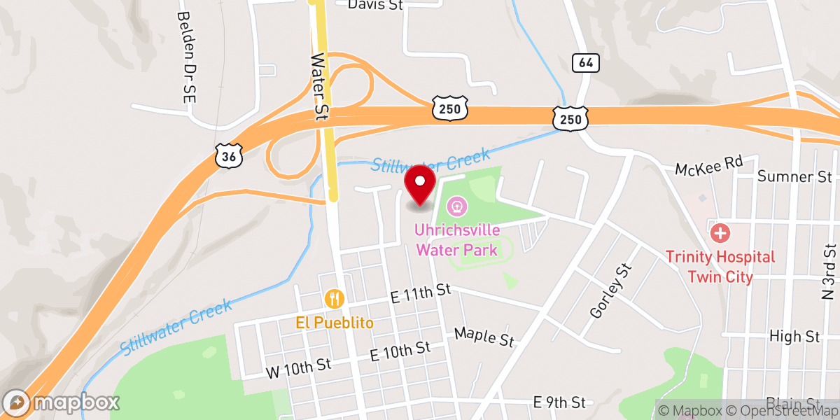 Map showing location of Aaron Linard Ministries