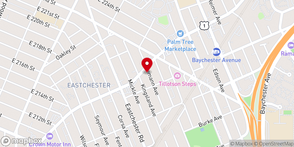 Map showing location of Christs Love Ministries