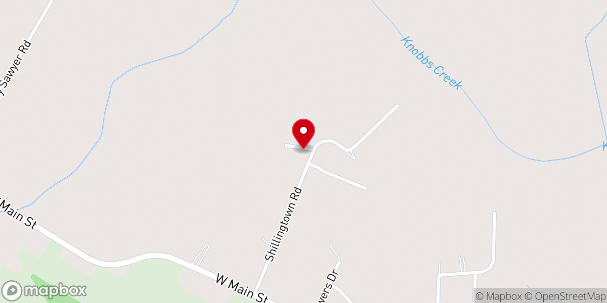 Map showing location of Palmyre Church