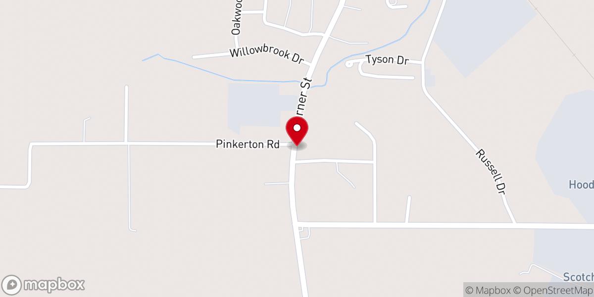 Map showing location of Waynesboro Hispanic Seventh-Day Adventist Church