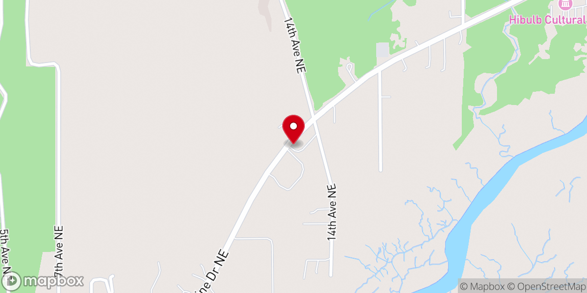 Map showing location of Tulalip Church Of God Food Bank - Food Distribution Center