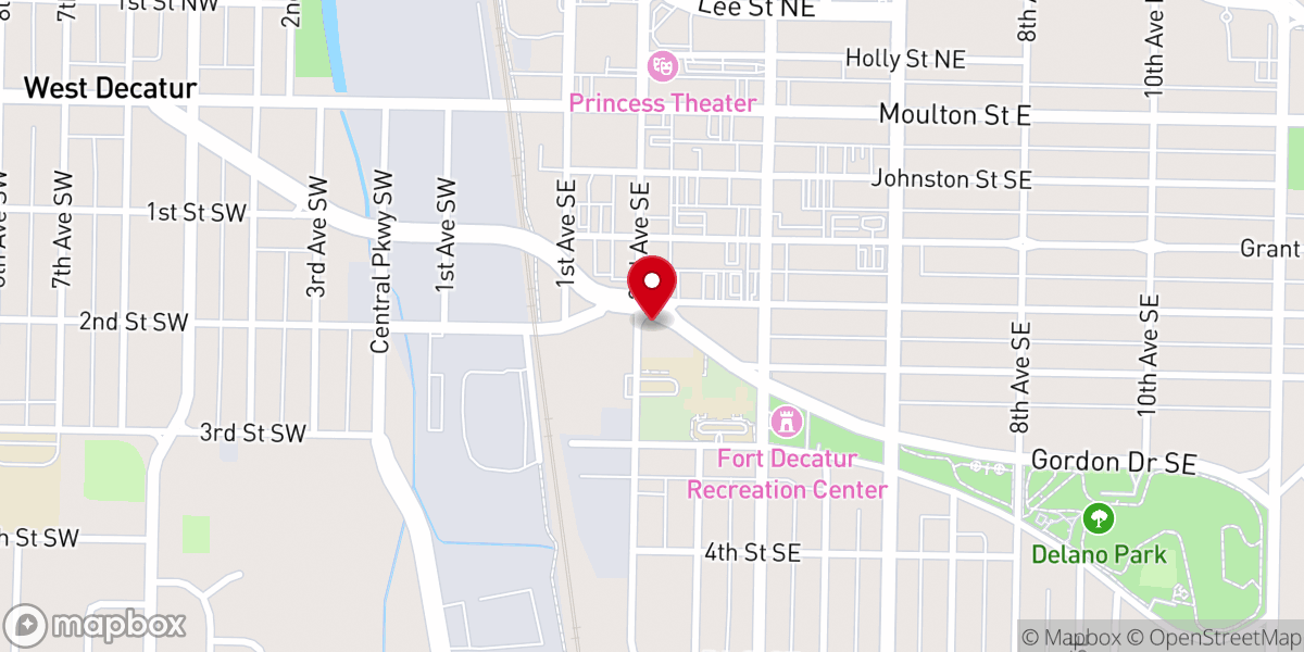 Map showing location of Baptist World Mission