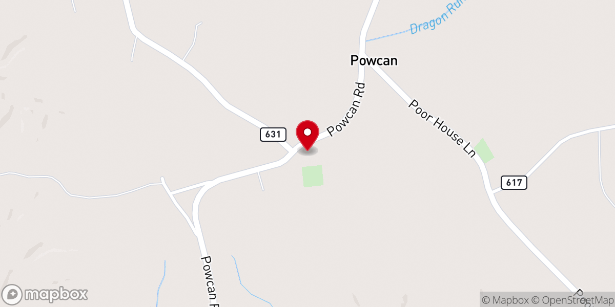 Map showing location of Smyrna Christian Church