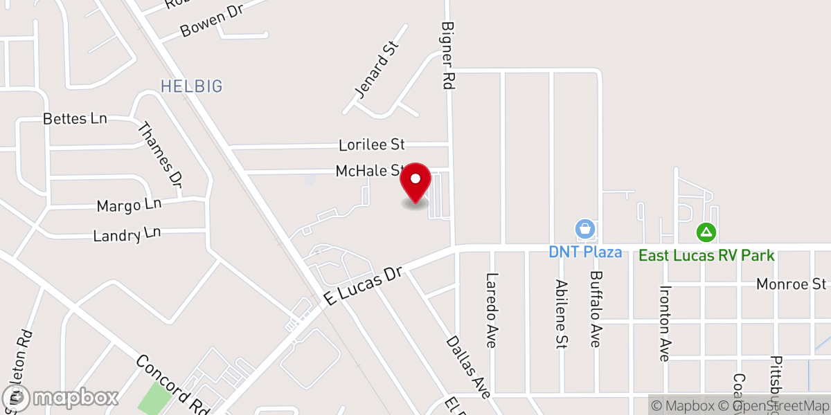 Map showing location of Latin Mass Society of Beaumont Inc