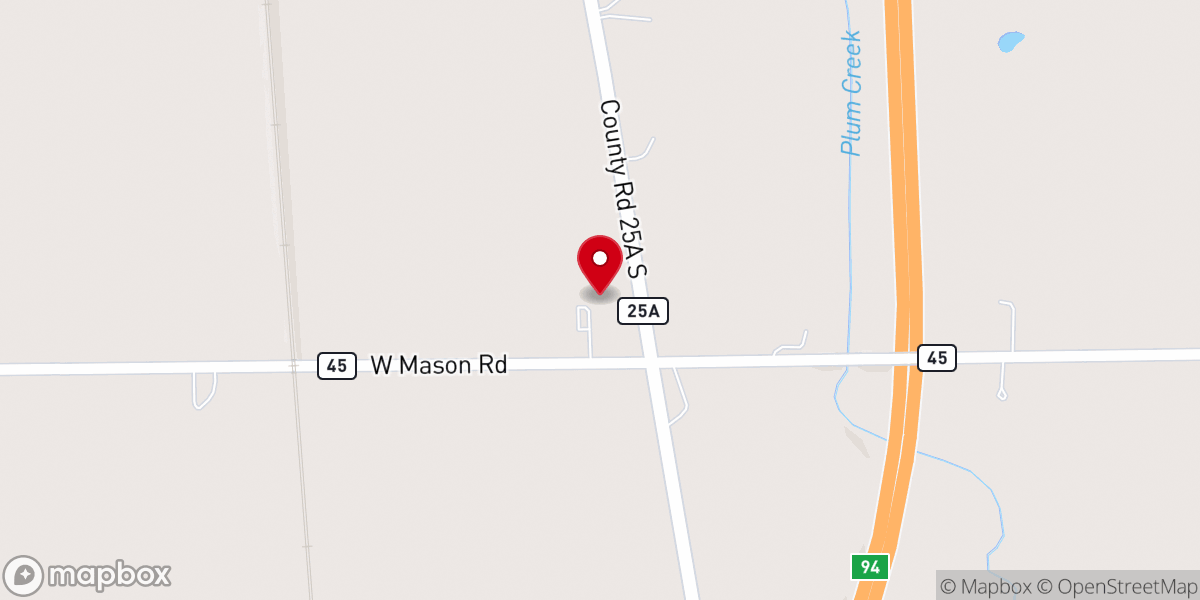 Map showing location of Redeemer Lutheran Church