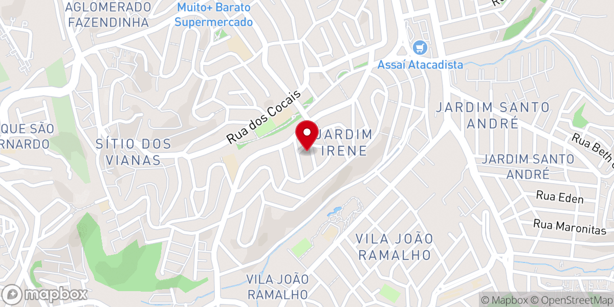 Map showing location of Capela Nossa Senhora Aparecida