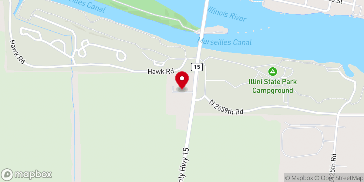 Map showing location of Parkview Baptist Church SBC