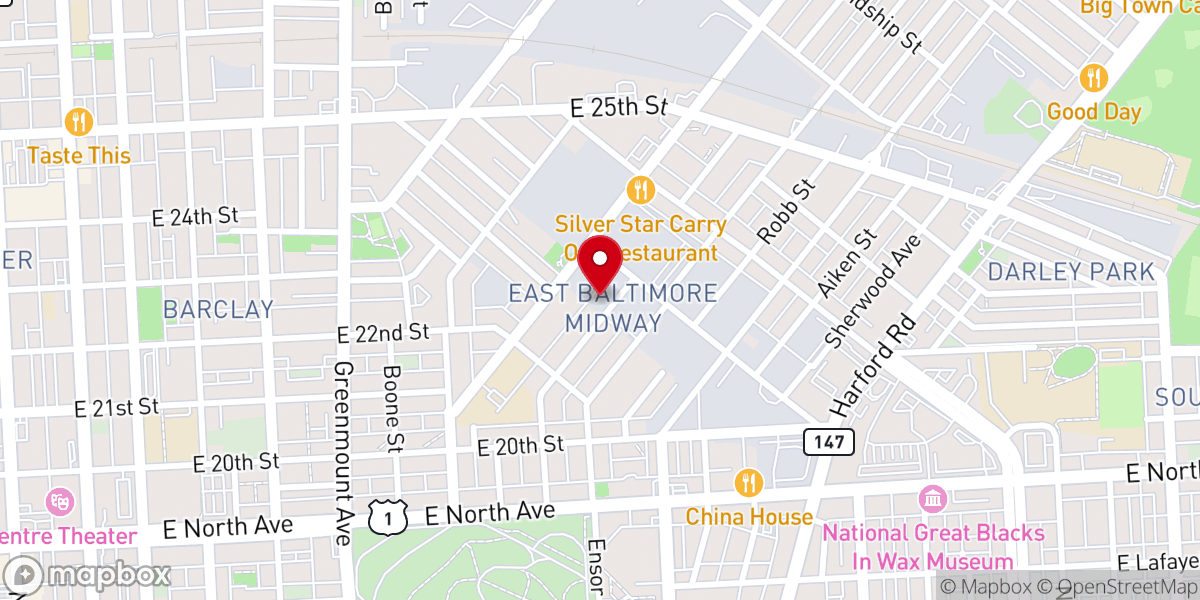 Map showing location of Kingdom Restorers International Christian Center