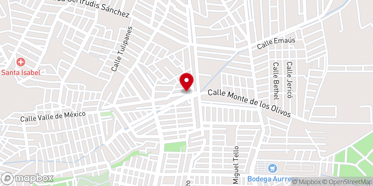 Map showing location of Iglesia Evangélica Cristiana Espiritual